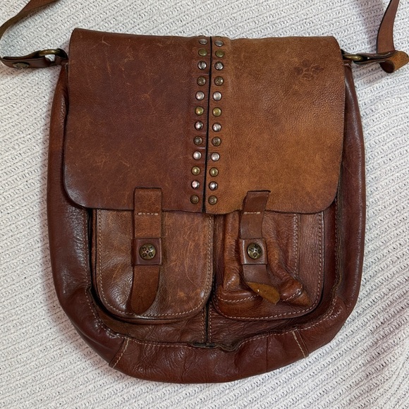 Patricia Nash Leather Armeno Crossbody Messenger - Picture 3 of 16